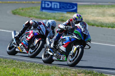 Unzertrennlich: Markus Reiterberger (vorne), verfolgt von Florian Alt