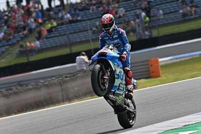 Alex Rins hatte keinen schlechten Tag in Assen