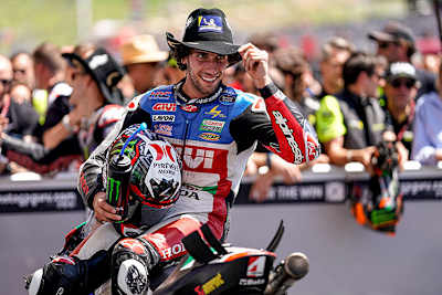 Alex Rins nach dem Sieg in Austin/Texas