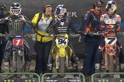 Ken Roczen vor dem Start zum entscheidenden dritten Rennen