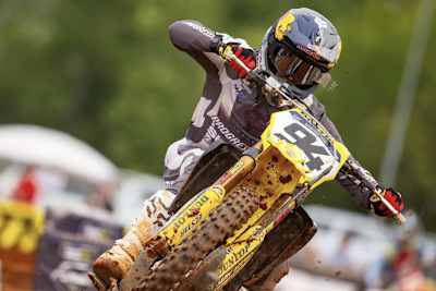 Ken Roczen absolvierte im zweiten Lauf 10 Führungsrunden