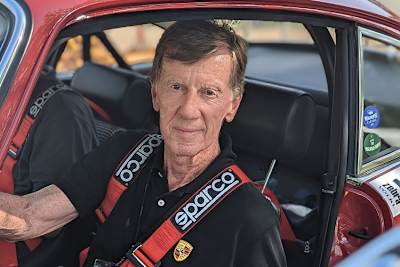 Walter Röhrl im Porsche