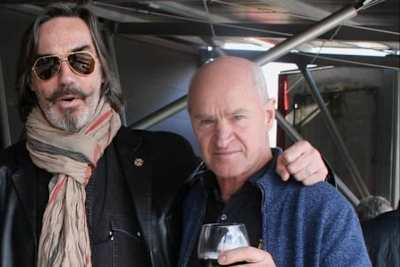 Leandro Becheroni (rechts) neben seinem Kumpel und Ex-Rivalen Gianni Rolando