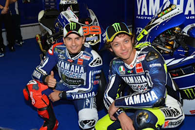 Jorge Lorenzo und Valentino Rossi 2013