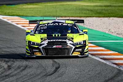 Diesen Audi R8 LMS GT3 evo II pilotiert Valentino Rossi 
