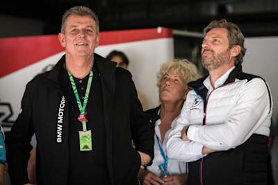 Die BMW-Manager Marc Bongers (li.) und Dr. Markus Schramm