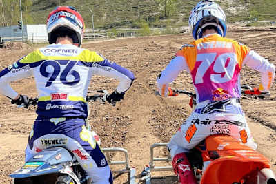 Lucas und Sacha Coenen: Erstmals wieder gemeinsam im Training