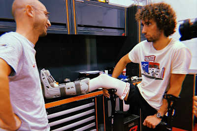 LCR besuchte Alex Rins in Andorra