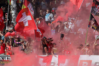 Die Fans feierten Jeremy Seewer in Loket