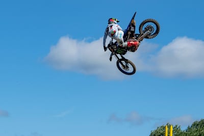 Jeremy Seewer ist ein wahrer Flugakrobat