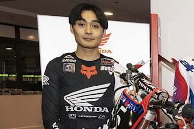 Jo Shimoda absolvierte in Paris seinen ersten Einsatz als HRC-Werksfahrer