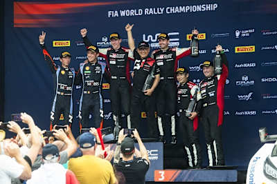 Elfyn Evans,  Thierry Neuville, Takamoto Katsuta