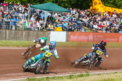 Gaétan Stella (vorne) verblüffte mit seinem Speed