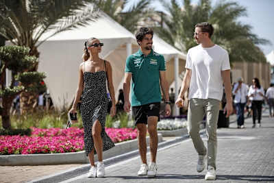 Lance Stroll vor Sebastian Vettel