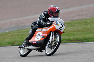 Aalt Toersen auf der 50-ccm-Kreidler