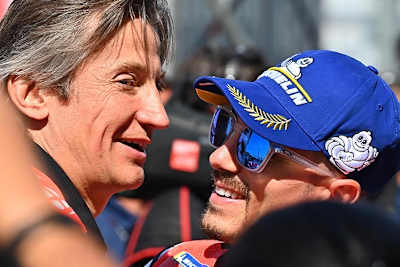 Nach Platz 2 in Silverstone: Massimo Rivola mit Maverick Viñales