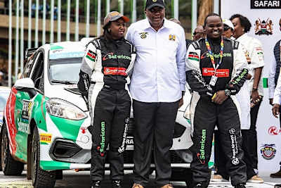 Maxime Wahome und Kenia-Präsident Uhuru Kenyatta