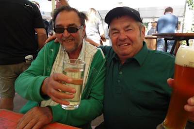 Hans Wassermann (re.) mit Autor Christian Kalabis