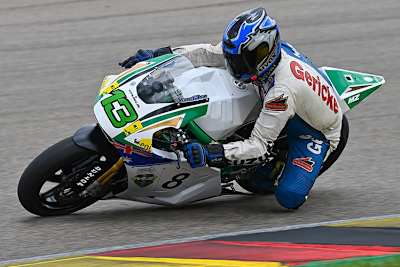 Sachsenring-Classic 2022: Martin Wimmer auf der Moto2-MZ von 2011
