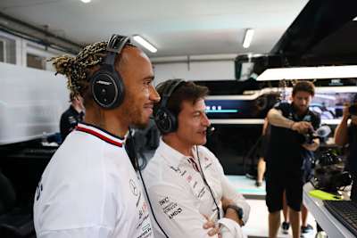 Toto Wolff und Lewis Hamilton