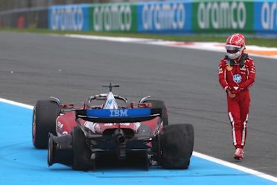 Aus für Charles Leclerc in Zandvoort
