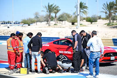 Rote Flagge in Bahrain wegen eines losen Abflussgitters