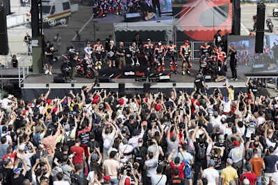 Bühne frei: Am 1. Juni feiert Aprilia in Misano