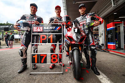 Masson, Linfoot, Black – Pole-Position in Spa-Francorchamps