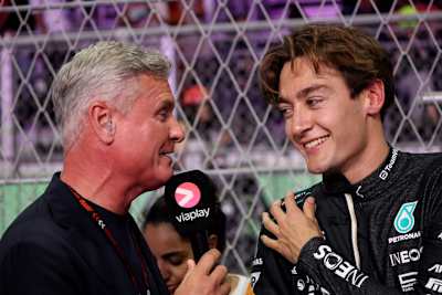 David Coulthard und George Russell