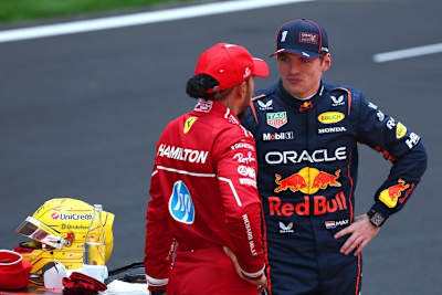 Lewis Hamilton und Max Verstappen