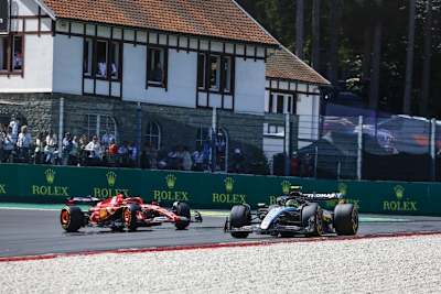 Mercedes war auch in Belgien schneller als Ferrari