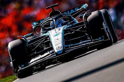 George Russell in Zandvoort