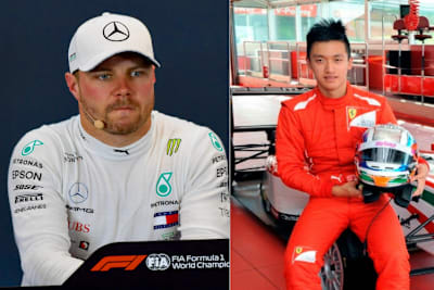 Valtteri Bottas und Guanyu Zhou