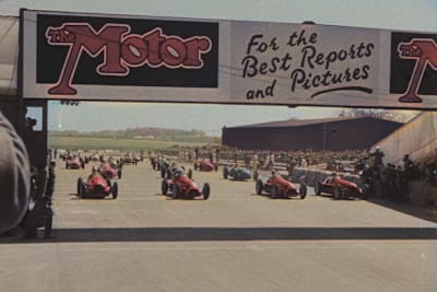 Start zum Grand Prix von Grossbritannien 1950, dem ersten Formel-1-WM-Lauf