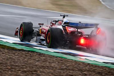Charles Leclerc in Silverstone