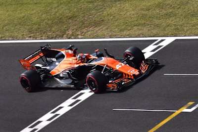 Lando Norris Anfang August 2017 auf dem Hungaroring