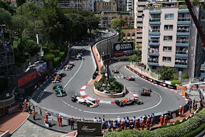 So kennen wir das in Monaco: Schon in Einerreihe