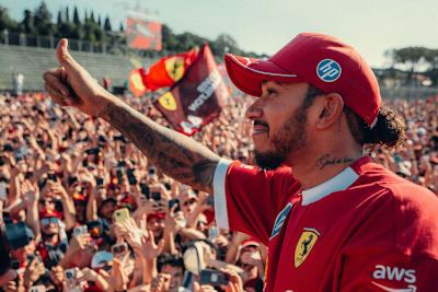 Lewis Hamilton in Imola