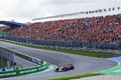 Max Verstappen im Vorjahr vor seinem Heim-Publikum