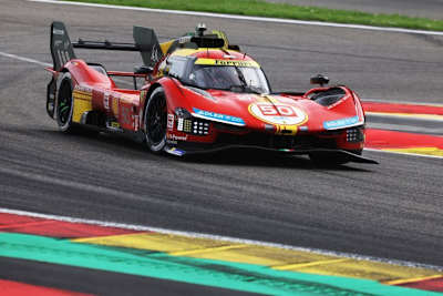 Der Ferrari 499P von Antonio Fuoco, Miguel Molina und Nicklas Nielsen