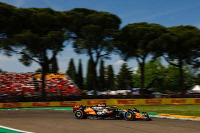 Oscar Piastri unterwegs in Imola