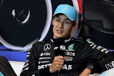 George Russell in Kanada