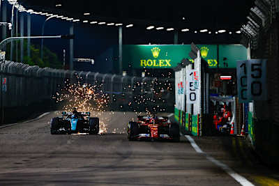 Überholen ist auf der Strecke in Singapur schwierig