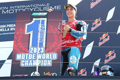 Der Italiener Mattia Casadei holte die E-Krone 2023. Sein Ziel ist die Titelverteidigung auf der Ducati V21L