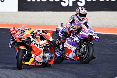 Am Kurvenausgang kann keiner mehr den Unterschied machen: Jorge Martín, Marc Márquez