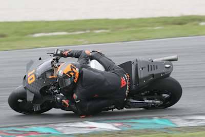 Luca Marini auf seiner Honda RC213V beim Shakedown-Test in Sepang