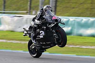 Aprilia-Speerspitze Aleix Espargaró sprengte das Ducati-Paket.