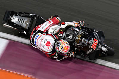 Taka Nakagami auf seiner LCR-Honda in Doha