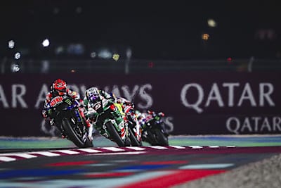 Falls das ein Trost ist: Fabio war schnellster Japaner-Rider. Hier hinter ihm Johann Zarco (Honda).