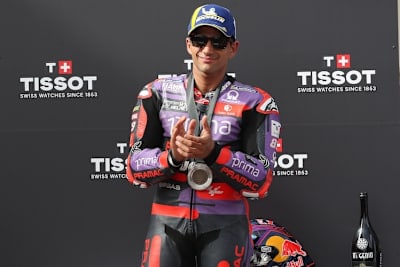 Versöhnlich. Jorge Martin muss mit dem dritten Platz beim Portugal-Sprint zufrieden sein. Und ist es auch.
